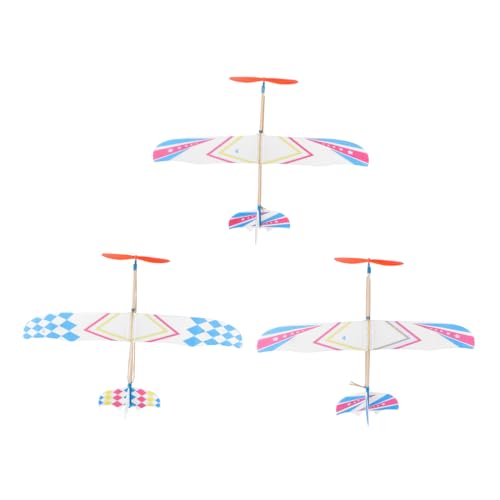 PartyKindom Gummiband Flugzeugspielzeug Bausatz 1Satz