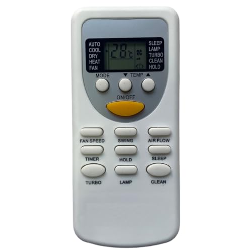 Image of Upix AC Remote No. 49 (No Backlight), Compatible /Replacement for Llyod AC Remote Control (Exactly Same Remote Will Only Work)