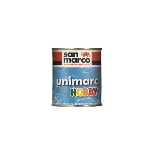 SAN MARCO Unimarc hobby smalto all'acqua per decorazioni vernice lucida trasparente lt 0.125