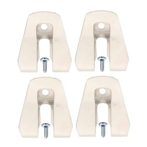 SUPVOX 4個 耐久鋼製ベルトクリップフック 電動工具対応交換用腰掛けフック 耐摩耗性と錆びにくい構造で作業効率向上 工具用キー保持にも