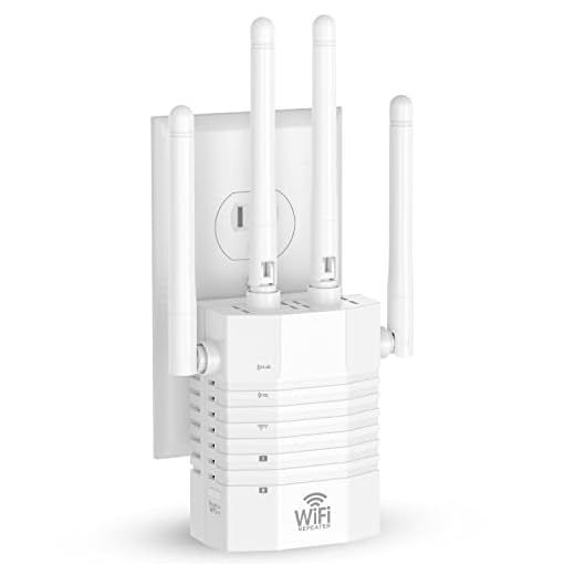 AOOEPU Dual - Band 2.4G&5G WiFi Extender Signal Booster, WiFi Extender with 4 High - Gain Antennas, WiFi Booster with 2 LAN Ports, WiFi Repeater with 12880 Sq.ft Coverage 105 Devices