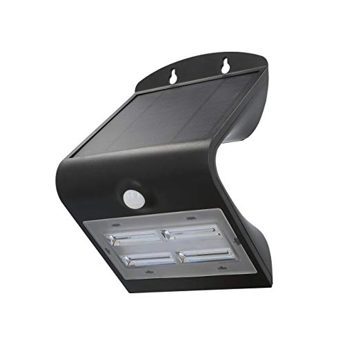Projecteur solaire 400lm UNITEC avec détecteur 120° et étanchéité IP65