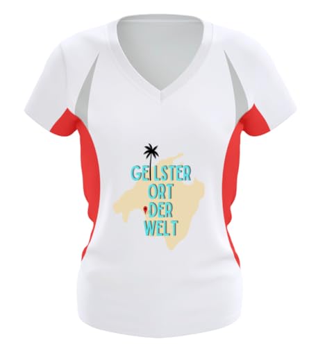T-shirt femme Mallorca pour voyage entre amies et soirée d'été