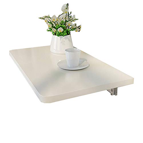Table pliante murale en bois blanc d'une capacité de 60 kg