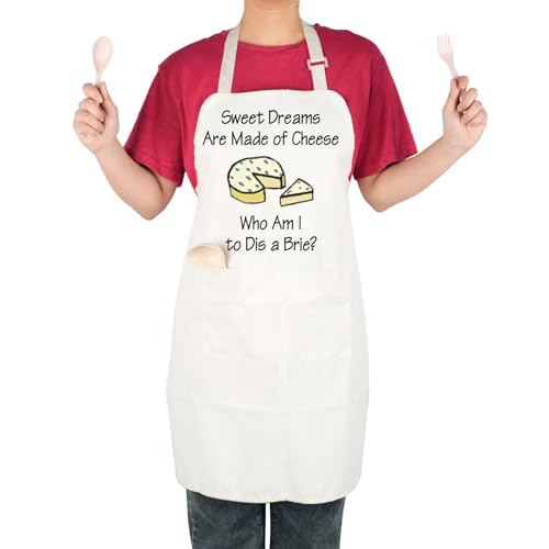 Tablier de cuisine amusant fromage LEVLO taille unique réglable