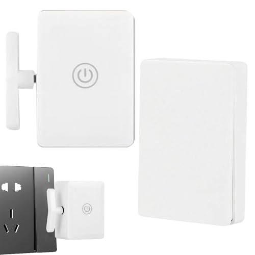 Lazy Button Pusher ABS - Pulsador inalámbrico con mando a distancia, botón remoto, accesorios para el hogar, dispositivos inteligentes para el hogar, robot de apagado de luz teledirigido para lámparas