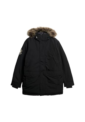 Superdry Everest Faux Fur Jacket M Black