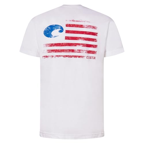 Costa Del Mar Mens Prado T-Shirt, White, XX-Large by Costa Del Mar - Used condition - US$17.45