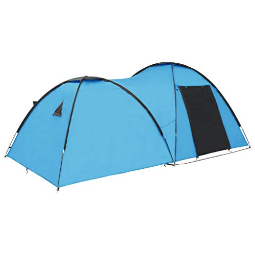 Preisvergleich Produktbild vidaXL Camping-Igluzelt 450×240×190 cm 4 Personen Blau