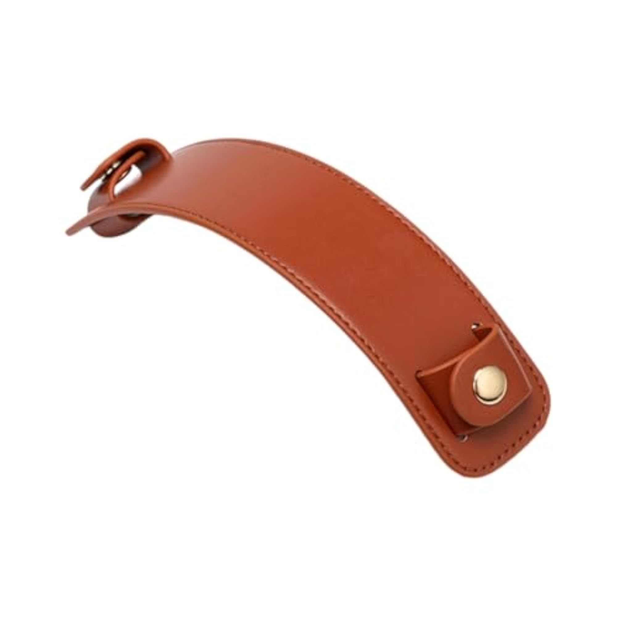 Leather Shoulder Strap Pad Wide Replacement for Satchels Handbag Laptop Case Brown