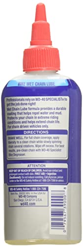 Wd-40 Specialist Bike Wet Chain Lube, 4 Oz #TOP2