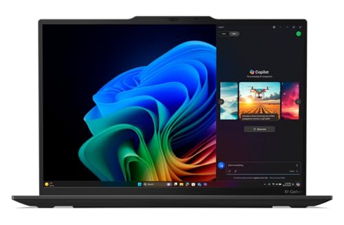 Lenovo Ordinateur portable ThinkPad X1 Carbon Aura Edition Gen 13 avec processeur Intel Ultra 7 258 V, écran OLED 14' 2,8K 2880 x 1800 OLED non tactile 400 nits 120 Hz, Wi-Fi 7, 32 Go de RAM, SSD Gen