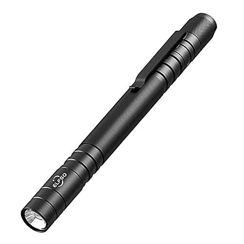 ELFGO 270 Lumens LED Pen Light, Zoomable Penlight Flashlight, Pocket Size Clip Flashlight Small Mini Handheld Slim Flashlight for Nurse, Medical, Inspection, Repair, Engineer, Doctor