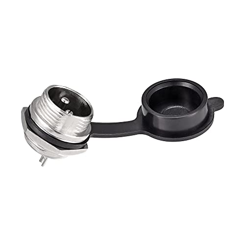 Tapas de conector GX20 uxcell para proteger cableado de aviación exterior 5