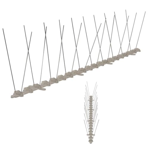 Genérico Set de 6 hileras de Pinchos contra pájaros y Palomas 2 Filas 3m,Casa y jardín,Productos del hogar,Control de plagas,Repelentes,Repelentes para animales-170232