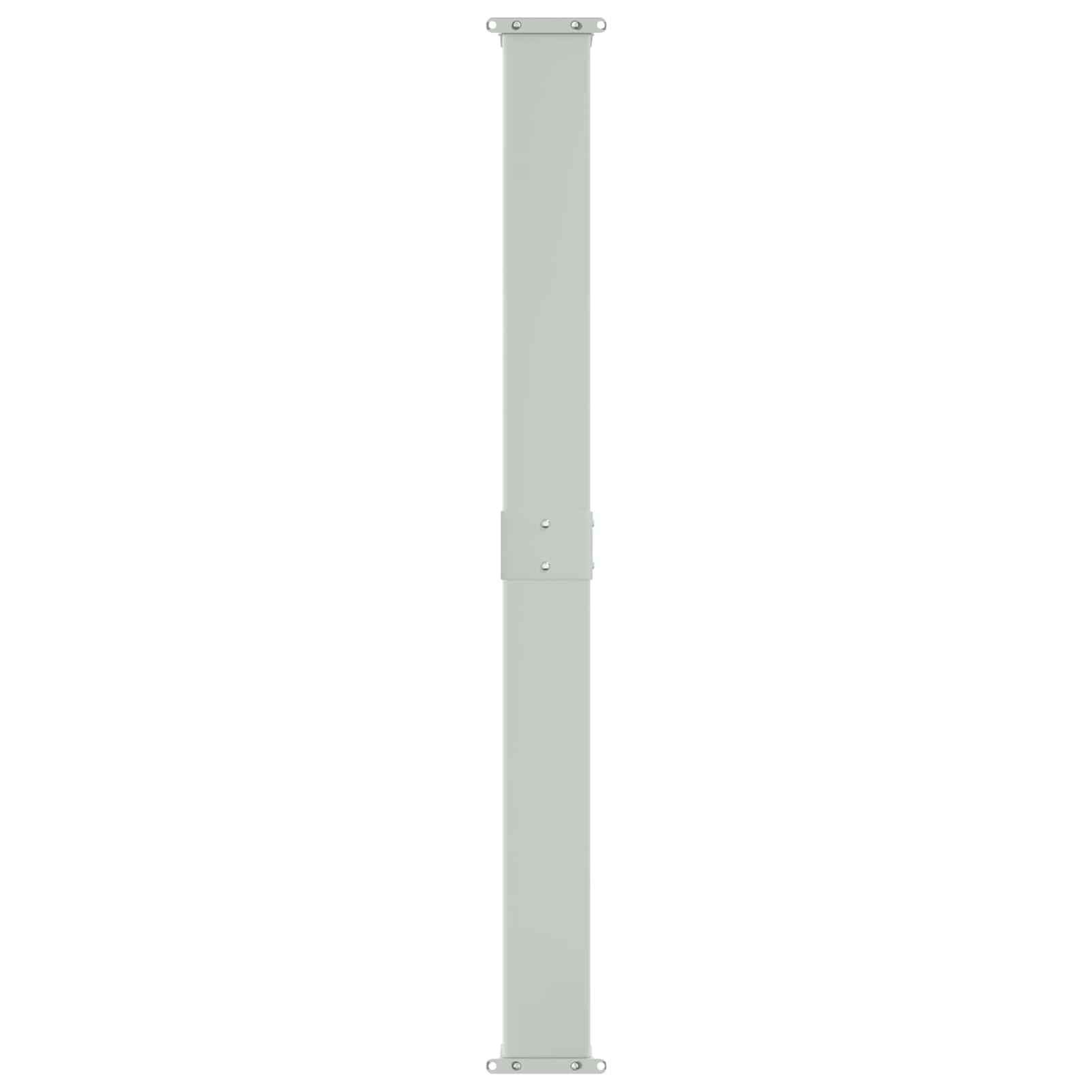 Markiza boczna antracytowa, 500 x 140 cm, poliester, stal, zwijana | Odporna na promieniowanie UV, wodoodporna, automatycznie zwijana, w zestawie zestaw montażowy, na taras/do ogrodu