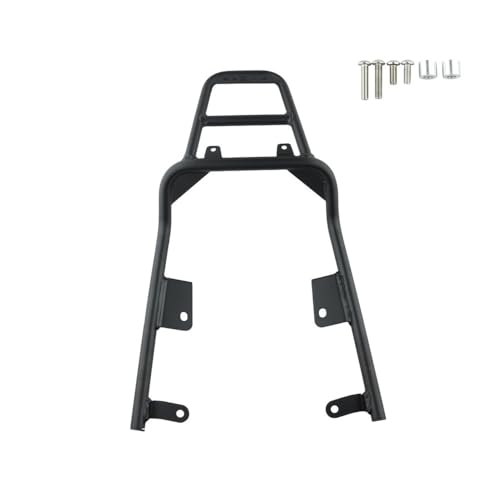 Support arrière Meguro W230 S1 : porte-bagages moto en acier noir pour coffre et valise arrière