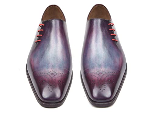 Oxfords dentelle latérale Paul Parkman violet l'expression de l'élégance audacieuse - 2