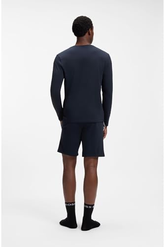 Boss Maglietta Da Uomo Ls Mix & Match Con Logo, Dark Blue403, M - 5