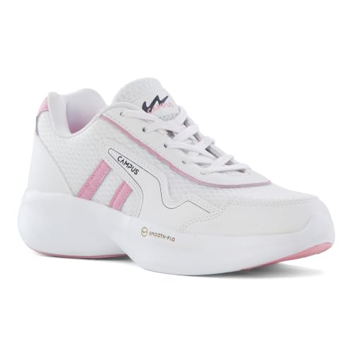 Campus Hall Sneakers WHT/L.Pink - 7UK/India