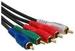 Miniatura 2 de Cable Builders Cable de video componente de 6 pies con audio RGB rojo, verde, azul, blanco, rojo