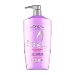 L'Oréal Paris Hair Expertise Hyaluron Plump Hydrating Shampoo with Hyaluronic Acid, for All Types of Dry Hair, Deeply Replumps with Hydration, Moisture and Bounce, 828ml