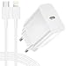 25W Caricatore iPhone Originale Apple MFi,Caricabatterie iPhone Caricatore Rapido per iPhone 14 13 12 11 Pro Max/Mini/XS/X/8, USBC Alimentatore Presa USB C Spinotto con 2M Cavo Ricarica Rapida immagine