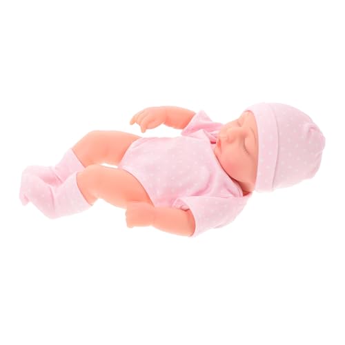 TOYANDONA Muñeca Niña Pequeña Realista de Vinilo Suave y Muñeca Recién Nacida para Niñas Juguete Seguro y Detallado para Desarrollo