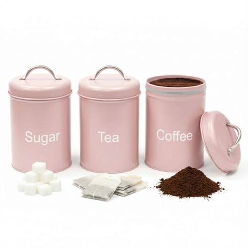 ADEPTNA 3-Piece Tea Coffee Sugar Canister Set â€“ Airti