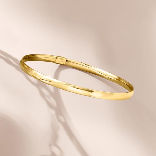 Ross-Simons Italian 14kt Yellow Gold Bangle Bracelet3