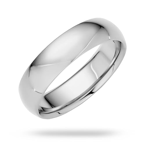 Image of 5mm Solid Gold Wedding Bands for Women or Men, 10k or 14k Gold Rings, Comfort Fit Womens and Mens Wedding Ring - Premium Collection from EWB