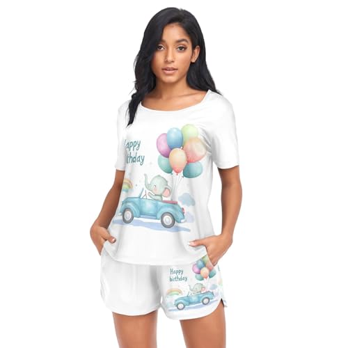Pyjama blanc éléphant femme vêtement contre nuits agitées S