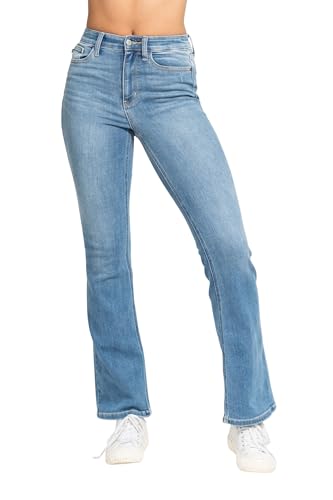 Judy Blue Women's High Waist Classic Contrast Wash Bootcut Jeans