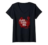 Photo Gallery donna carino gobble gobble yall ya ll red plaid ringraziamento turchia maglietta con collo a v Photo Gallery donna carino gobble gobble yall ya ll red plaid ringraziamento turchia maglietta con collo a v