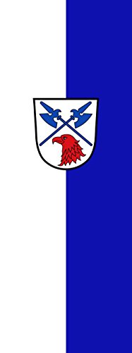 Drapeau Alling publicitaire extérieur portrait 6m² de taille 400x150cm - 2