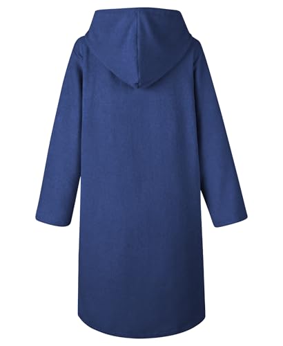 Image of MissShorthair Hooded Towel Robe for Kid, Zipper Beach Cover Up, Swim Changing Robe for Boy, Girls Bath Towelling Poncho