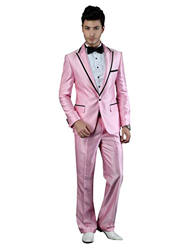 Costume pour hommes ensemble deux pièces coupe ajustée col revers classique