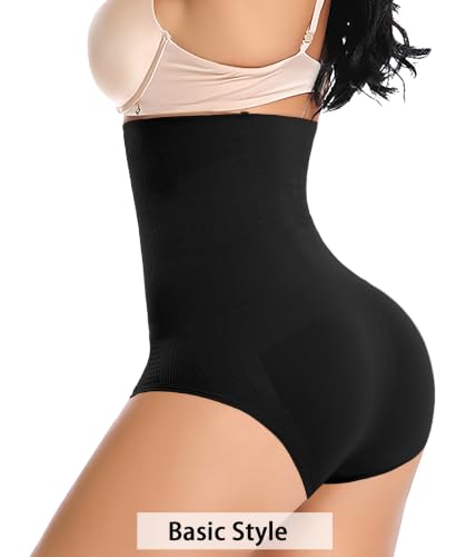 Image of Werena Tummy Control Shapewear Panties for Women High Waisted Body Shaper Slimming Shapewear Underwear Girdle Panty