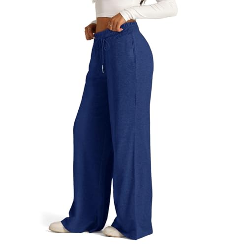 Oversized Wide Leg Sweatpants Women Baggy Lightweight High Waist Athletic Pants with Pockets Y2k Casual Palazzo Pants3