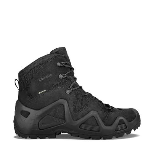 Lowa Zephyr Gtx Mid Tf Bottes militaires pour homme, Noir, 42 EU
