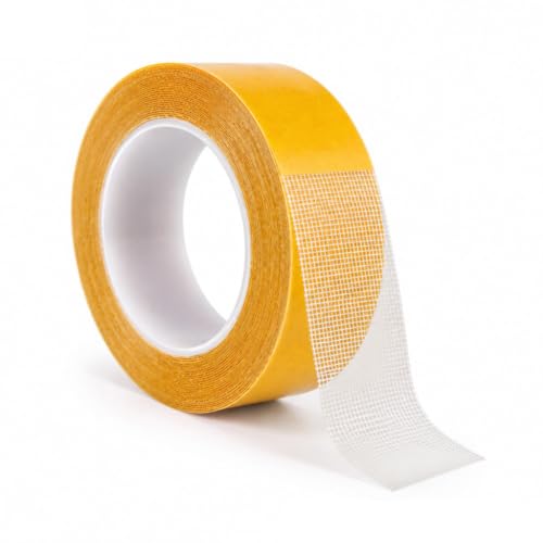 Image of Grid Double Sided Tape Heavy Duty 1.2Inch x 33 Feet, 2026 Upgraded Strong Adhesive Double Sided Mesh Tape, High Tack Double Sided Tape for Wall, Carpet & Floor Adhesive