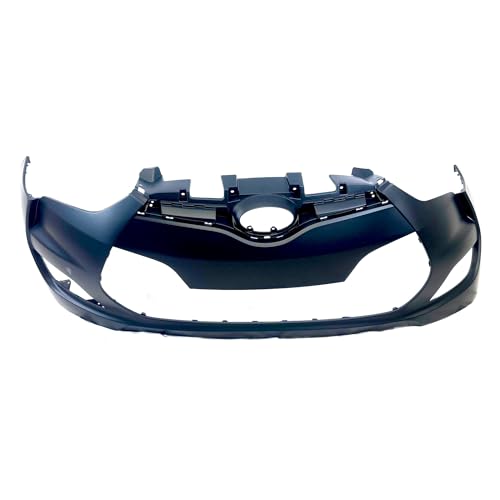 Image of FitParts Compatible with Hyundai Veloster 2012-2016 Front Bumper Cover | CAPA Certified, Primed, With Fog Light Holes, Hatchback, Ready to Paint, OEM 865112V000, HY1000189