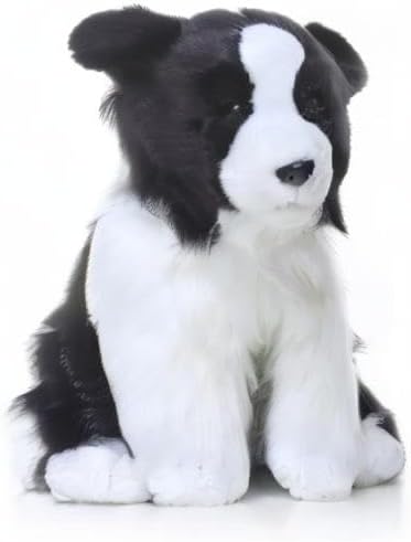 Miniatura 7 de TAMMYFLYFLY Pugsly Pug Peluche Relleno Animal Cachorro Perro, 12 pulgadas (Borde)