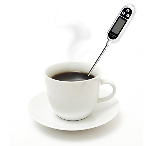 Gourmet Canteen Digital Meat Cooking Thermometer - Test Temperature With Food Safe Probe On Bbq Or Grill, Accurate, Large Lcd Screen - Includes Battery #TOP3