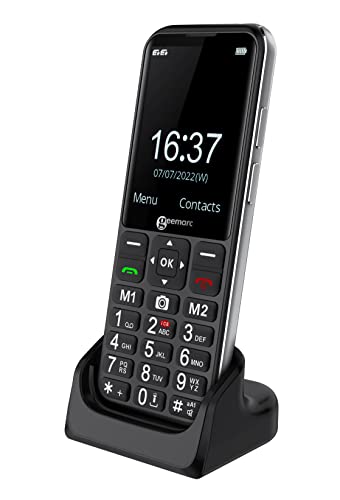 Geemarc CL8600-4G-mobiltelefon för seniorer - Hörselskadade, Bluetooth