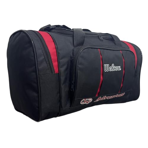 Kit 3 Malas de Viagem Welcon Pequena Media Grande Adventure (Vermelho)