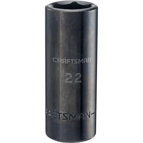 CRAFTSMAN Deep Impact Socket Metric 1/2-Inch Drive 22mm (CMMT16085)