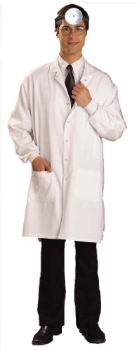 Forum Novelties unisex adult Costume Forum Doctor s Lab Coat, White, Standard US