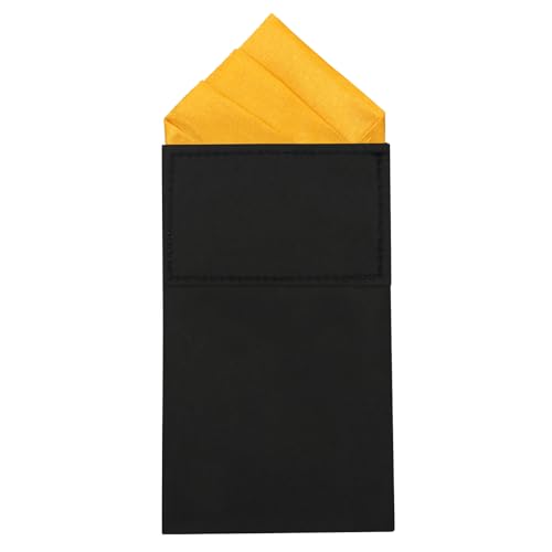 Image of Mens Pre-Folded Pocket Squares on Card Pocket Handkerchief for Suit Accessories