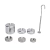Lab Slotted Mass Chrome Plated Steel 200g 50g 20g 10g Construction for Classroom, Versatile Design with Wide Application